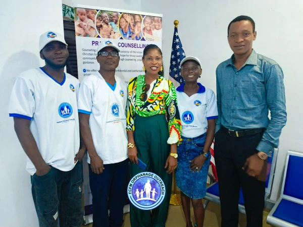 Mrs Elizabeth’s Visit to FCFM Orphanage Outreach